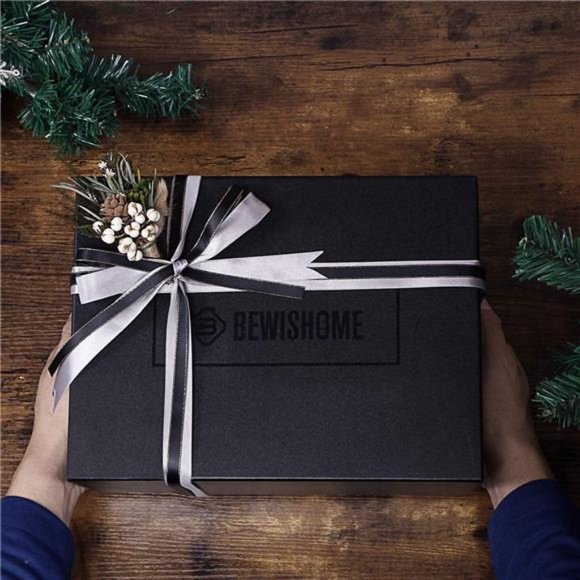 20 Slots Watch Case for Men - Luxury Watch Organizer with Glass Top, Brown - Picture 2 of 5